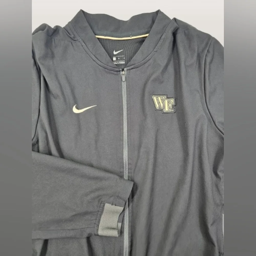 Nike Wake Forest Demon‎ Deacons Performance Black Gold Jacket Mens Large